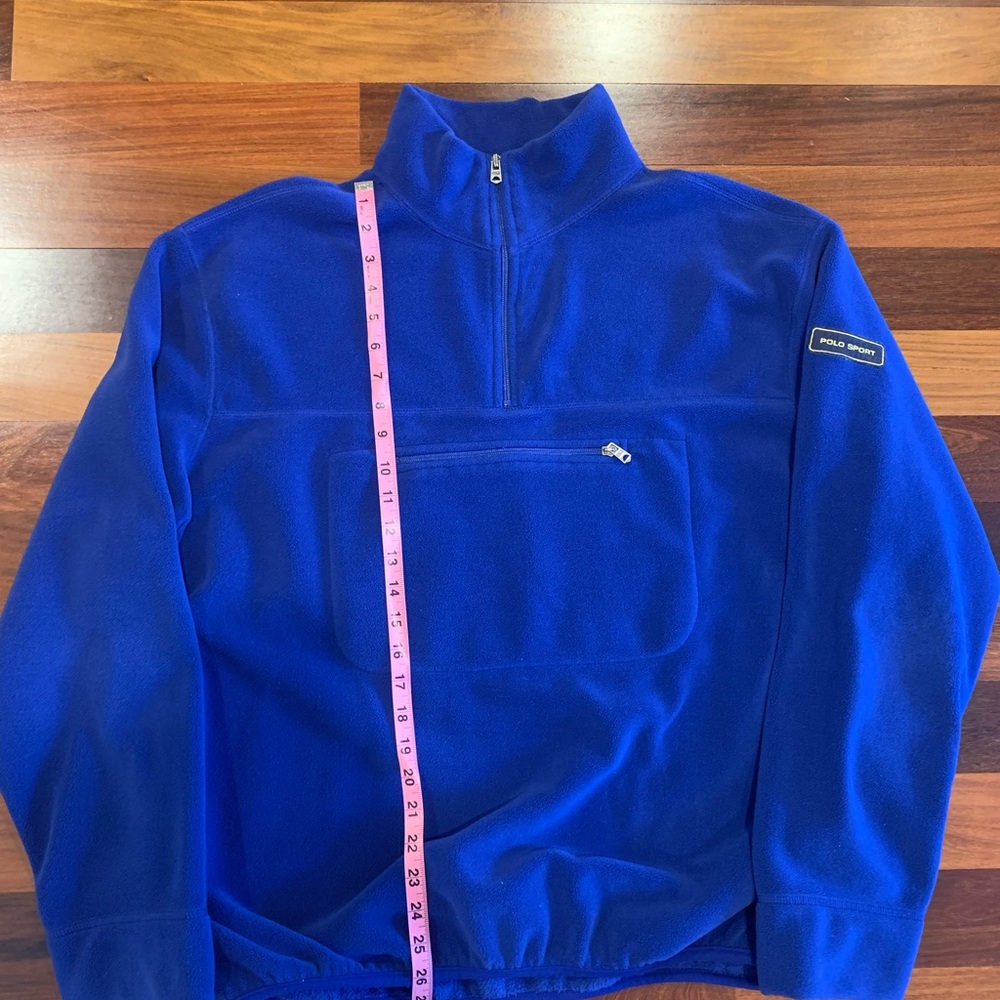 Ralph Lauren Polo Sport Blue Fleece Pullover